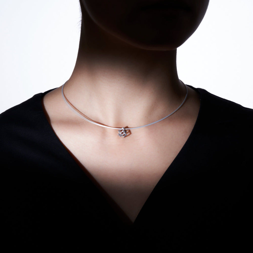 By-Pass[バイーパス]　シルバーペンダント　モダンデザイン　MENTOSEN　メントセン プロダクトデザイン