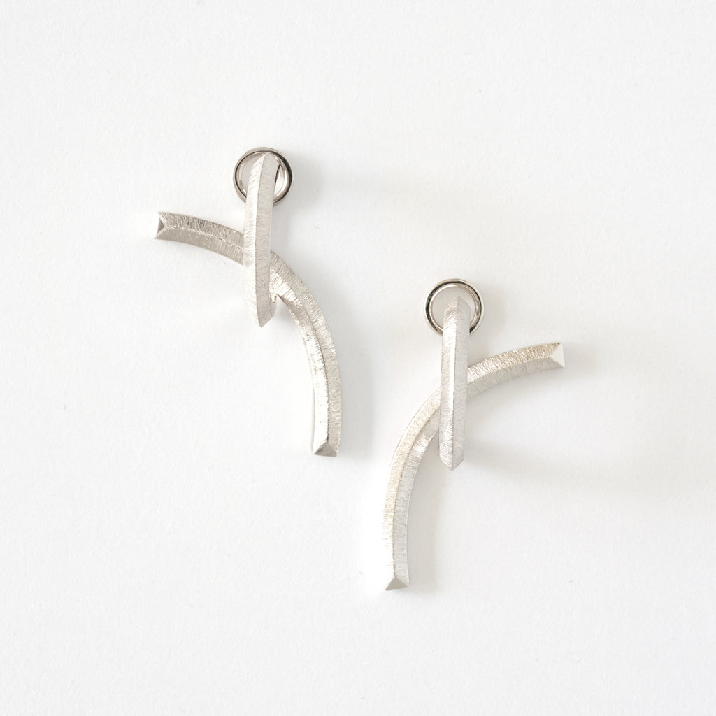 Lg02_ピアス & バックキャッチ シルバー　Mentosen メントセン