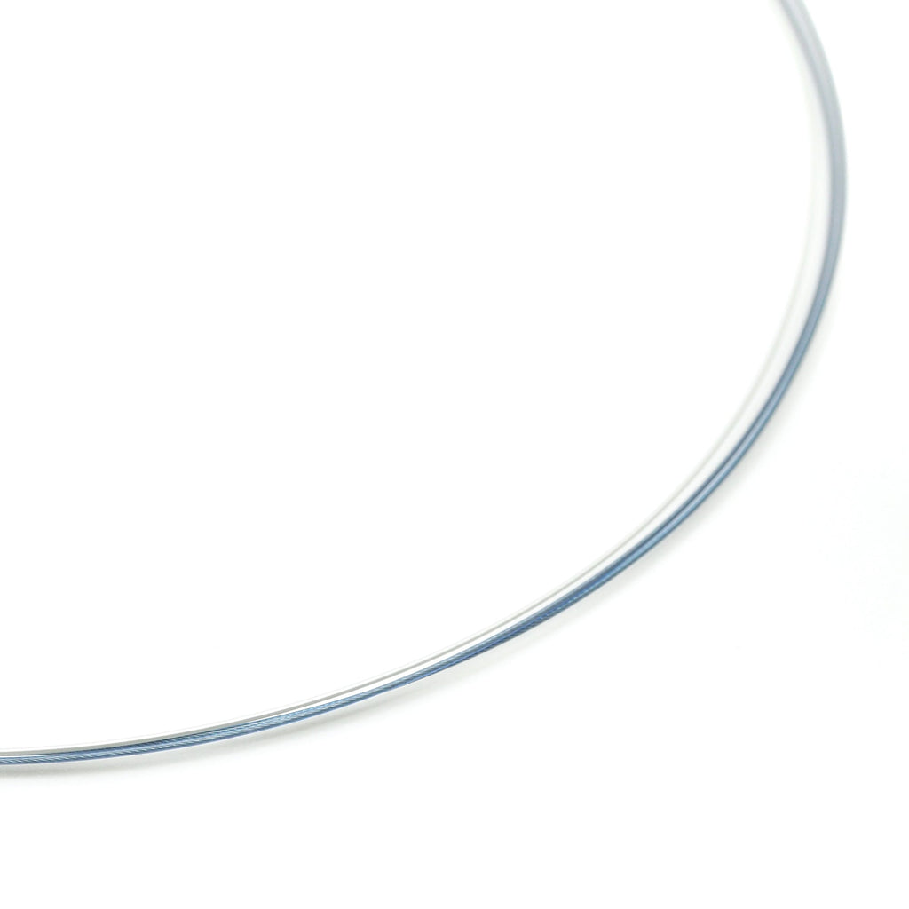 カラーワイヤー ３連 ステンレスチェーン By-Pass GuruGuru ペンダント用 モンタナブルー