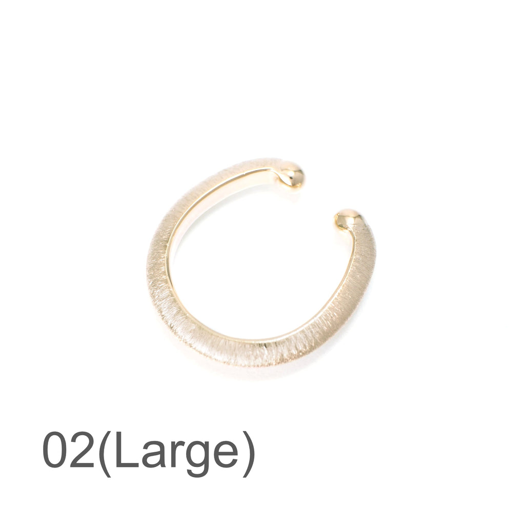 Kakeru-M かける シルバー925 イヤーカフ 02 ラージ ゴールドコーティング