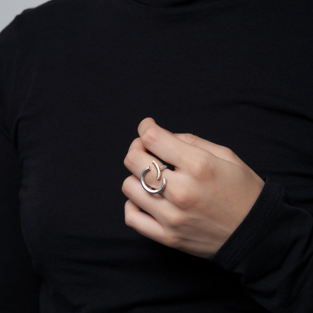 Log[ログ]-Nii リング Silver9250 k10 装着MENTOSEN メントセン