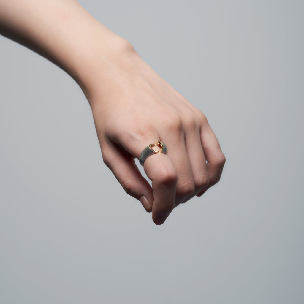 Log[ログ]-Yon リング Silver9250  装着 MENTOSEN メントセン