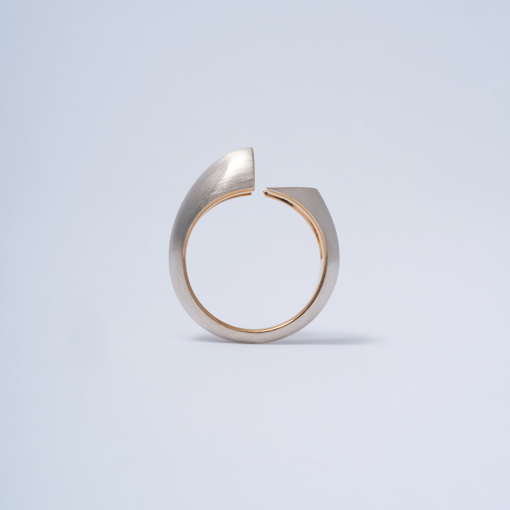 Log[ログ]-Yon リング Silver9250  正面　MENTOSEN メントセン