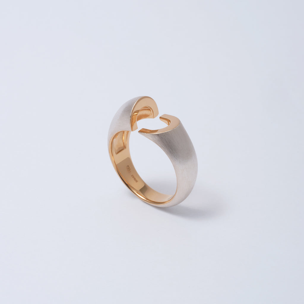 log[ログ]-Yon シルバー925 K18コーティング　リング　MENTOSEN メントセン