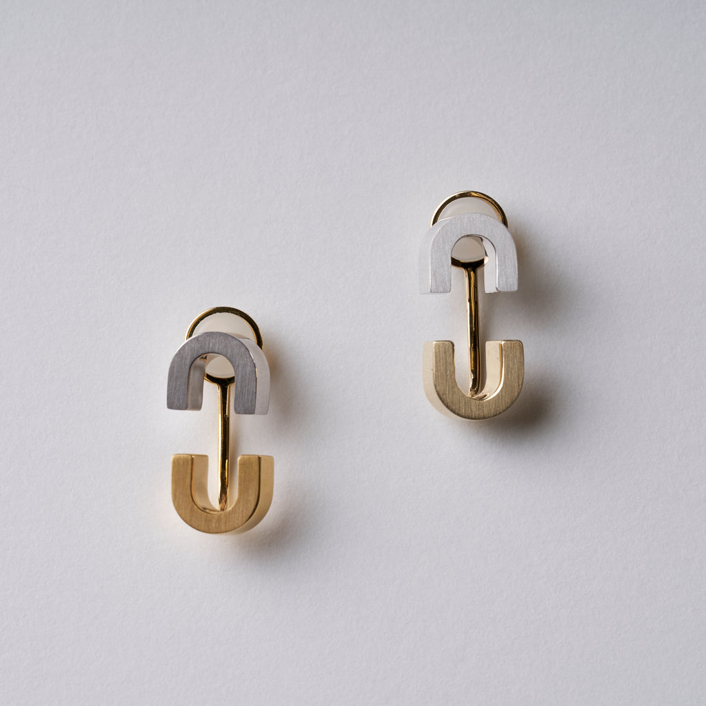 Lg04_ピアス & バックキャッチ シルバー
2色カラー　Mentosen メントセン