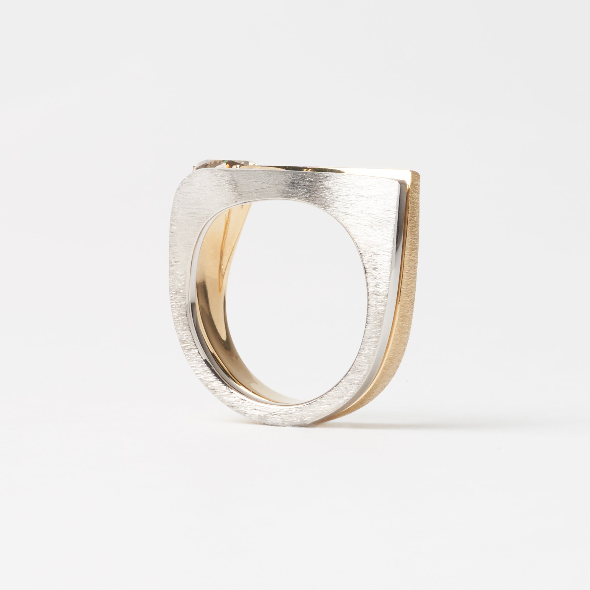 ◯NOUE◯ pt950 line pierce Noru [ノル] Pt950/K18 Ring/Sterling Silver 925 – MENTOSEN