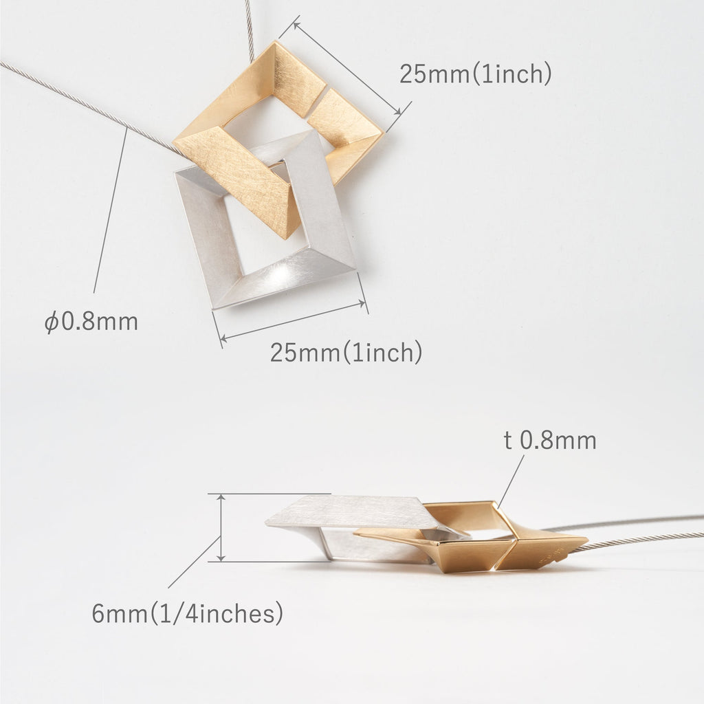 Log[ログ] Ζゼータ  シルバー925 ペンダント　サイズ