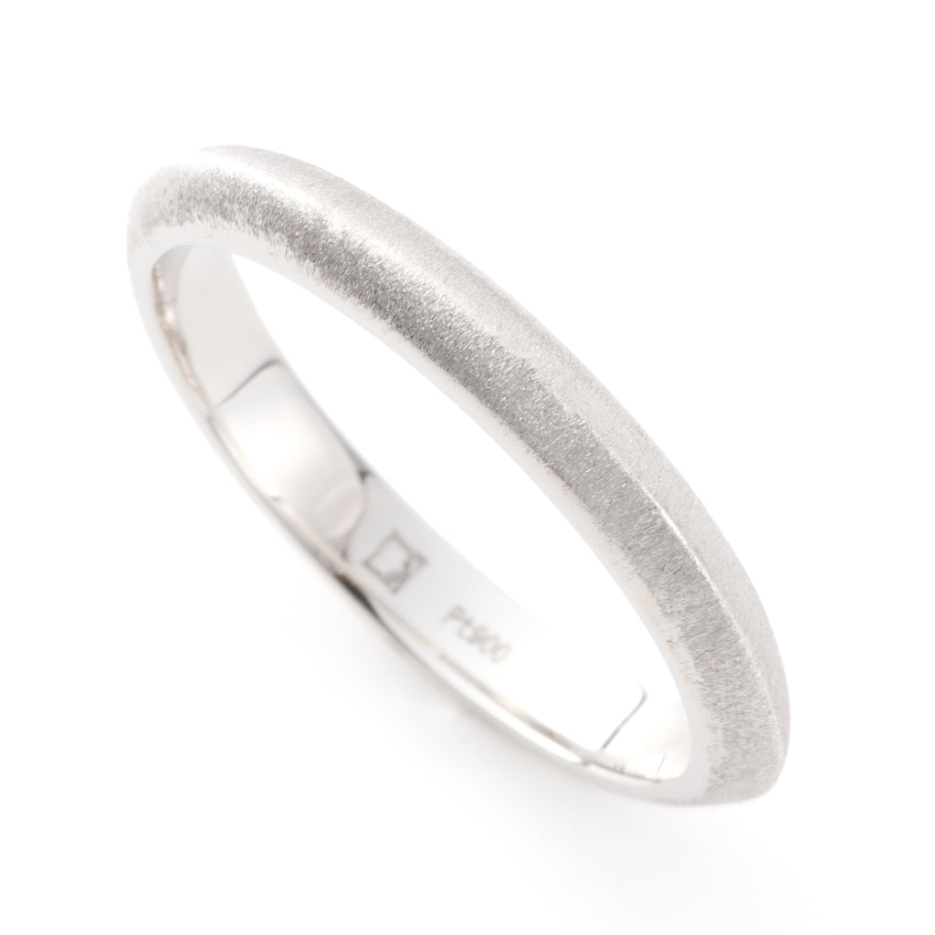 Kakeru[かける] Pt950リング 婚約指輪 結婚指輪 プラチナ マリッジリング ウェディングリング シンプル デザイン セットリング つや消し MENTOSEN