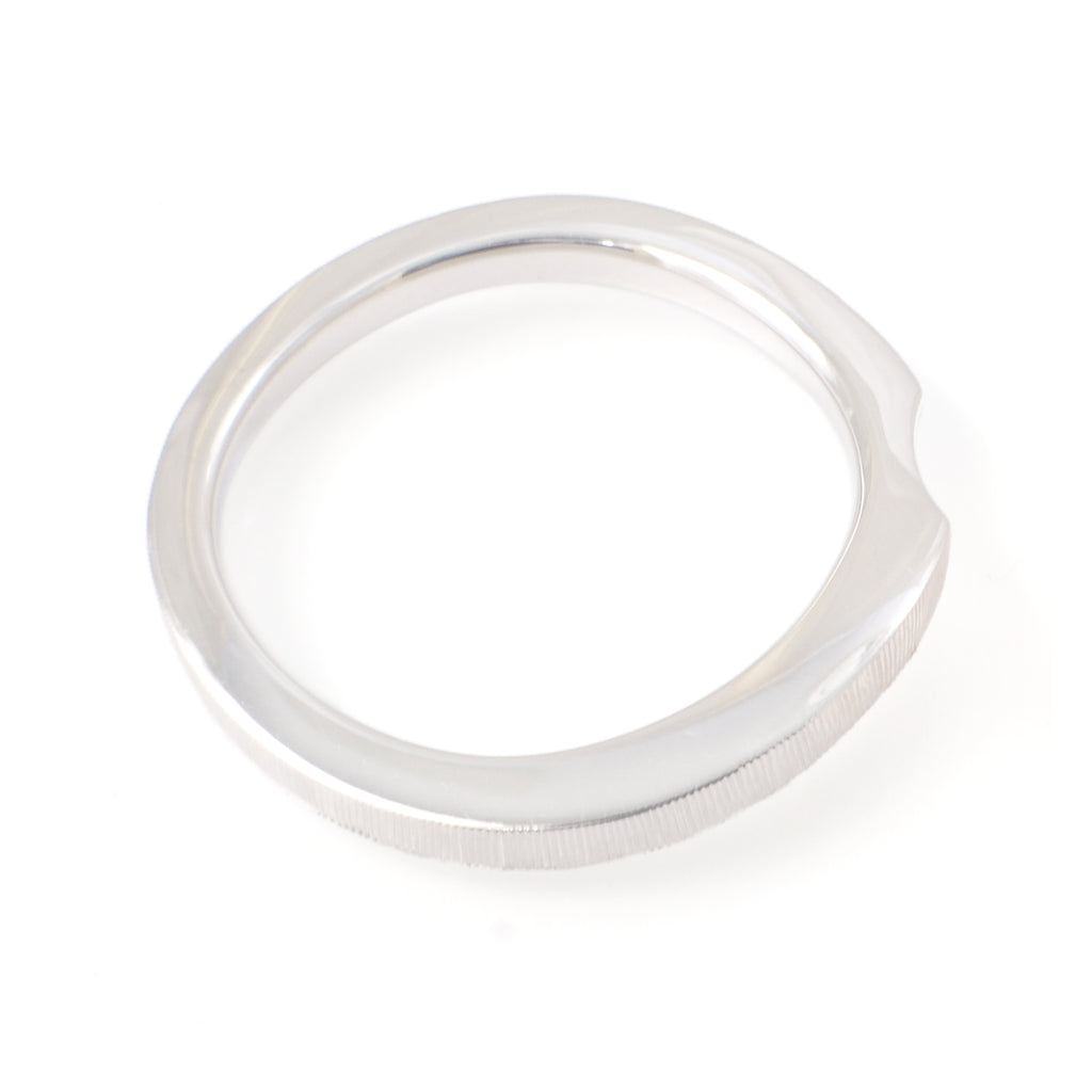 Sorow[そろう] シルバー リング モダンデザイン マリッジリング 日常づかい 結婚指輪 ウェディング 曲線 カーブ MENTOSEN