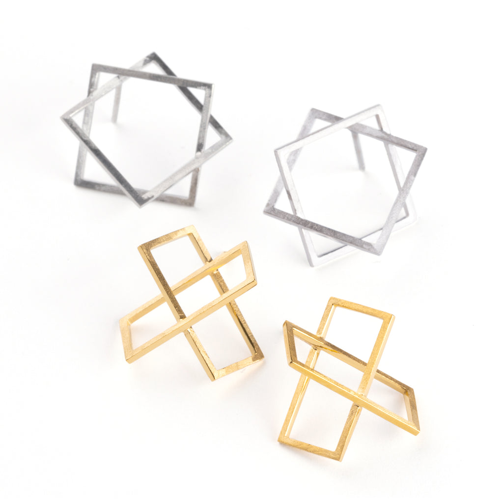 Surface[めんとせん] シルバー925　ピアス　